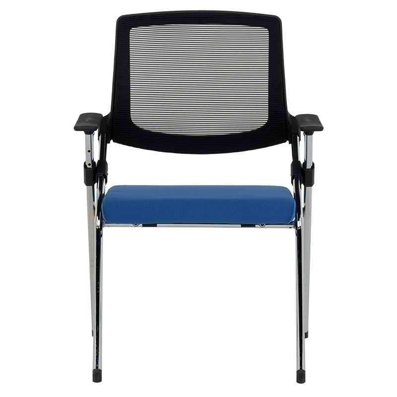 Сгъваем посетителски офис стол Carmen 1704 син